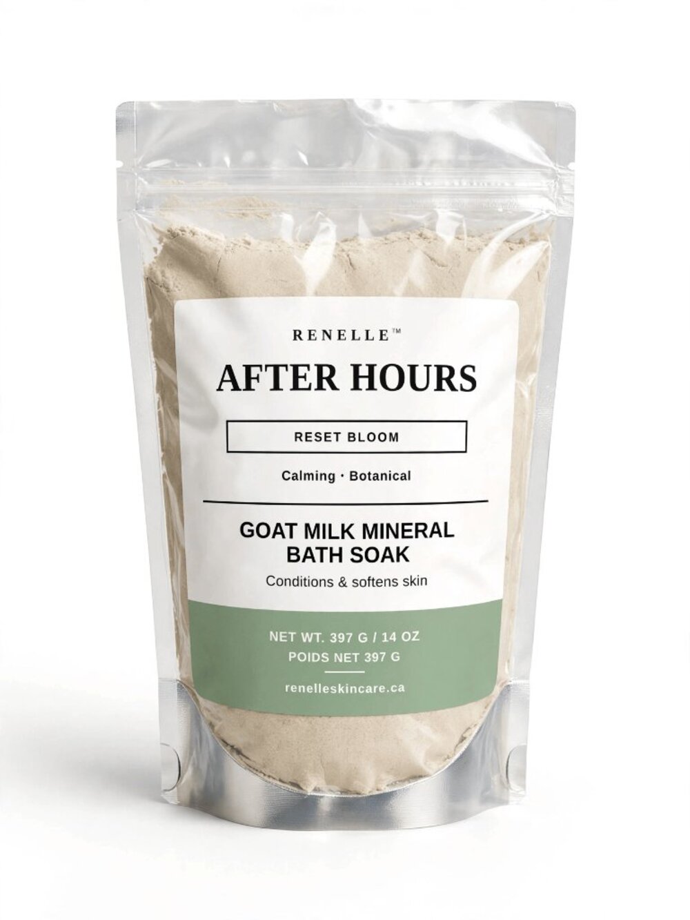 Renelle Goat Milk Mineral Bath Soak Lavender 14oz